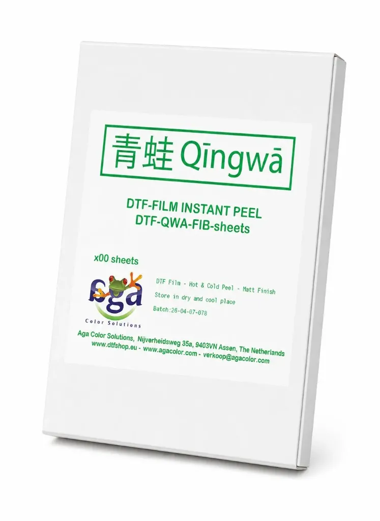 Qingwa DTF Film Instant Peel (100 sheets)